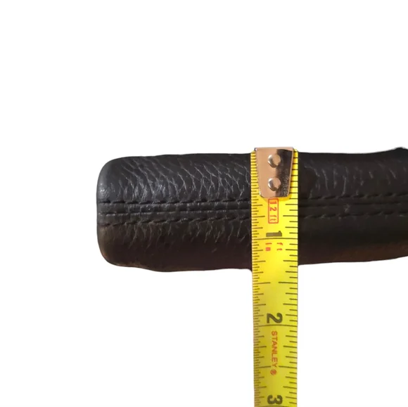 Michael Kors Fulton Crossbody Pebbled Black Leather Bag - FLAWED See Description - Picture 11 of 14